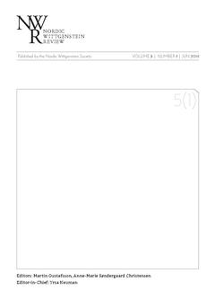 Nordic Wittgenstein Review 5(1) : Volume 5 / Number 1 (June 2016)