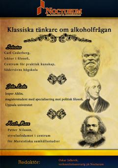 Klassiska tänkare om alkoholfrågan