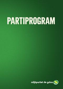 Miljöpartiet Partiprogram